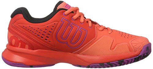 Wilson Damen Kaos Comp W Radiant.R/Coral Punc/Pk Tennisschuhe - 7