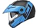 Produktbild SCHUBERTH Klapphelm E1 Radiant Blue Endurohelm mit Sonnenblende Visier und Helmschirm