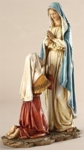 Our Lady of Lourdes Statue Figurine Virgin Mary by Not Just an Empty Box