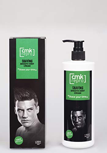 Preisvergleich Produktbild CMKREPRO Herrenrasierer, glatt, Minzcreme, 500 ml, Weihnachtsgeschenk, für Ihn, Ehemann, Friseursalon, Spa, Gesundheit, Körperpflege, Beauty-Entferner