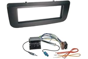 EHO 1 Din Radio Einbauset Blende Radioanschlusskabel Antennenadapter für Skoda Roomster 5J ab 2006 mit Radio Beat