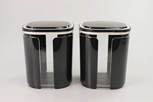 TUPPERWARE Skyline 1,5 L schwarz Vorratsdose (2) Vorrat Trockenvorrat Dose Box 11562