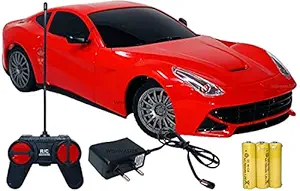 Wishmaster Mini RC Car Series 1:24 Scale Remote Control Car Model Vehicle for Boys and Girls Teens and Adults Gift For Boys 4, 5, 6, 7, 8 Years Old | Working Front Head Lights | 20 Meter Range | Reachable Batteries For Car With Charger | Easy To Charge The Car Like a Mobile !!! [ Assorted Color ]