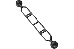 Uonlytech - Supporto per braccio per fotografia subacquea, con 2 sfere