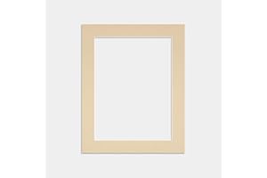 PROCUT GLOBAL LTD Procut Global 10x8 Ivory Picture Mounts to Fit 8x6 Photo Frames- Photo Mounts for Frames - Stylish & Durable Mount Board Card for Home Decor