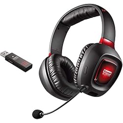 Creative Sound Blaster Tactic3D Rage v2.0 - Auriculares de diadema cerrados inalámbricos (con micrófono), negro