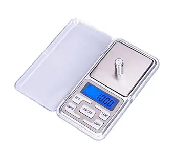 MH-SERIES Mini Pocket Weight Scale Digital Jewellery/Chem/Kitchen Small Weighing Machine with Auto Calibration, Tare Full Capacity, Operational Temp 10-30 Degree (200/0.01 g)