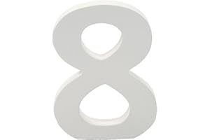 HOME SOLAZZIA Lettere e numeri in legno decorativo 15 cm (8)