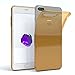 Produktbild Apple iPhone 7 Plus / 8 Plus Schutzhülle Silikon, ultra dünn I von EAZY CASE I Slimcover, Handyhülle, Silikonhülle, Backcover, Transparent / Durchsichtig, Gold