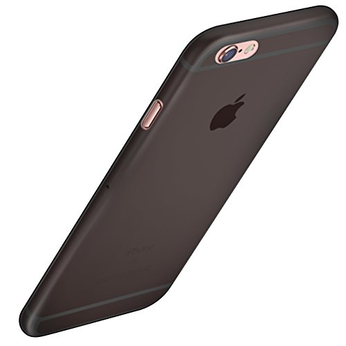 Orzly   - FLEXISLIM SUPER SLIM CASE  0 3mm  for iPHONE 6  Smallest Model   4 6 inch  - Caja DURO Funda en Semi Transparent NEGRO - Dise  ado por Orzly   exclusivamente para APPLE IPHONE 6  PEQUE  O VERSION - 4 7  Modelo  - 2014 Model SmartPhone   Tel  fono M  vil   Mini Phablet   Small iPhablet