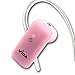 Produktbild Neu Rosa Bluetooth Headset V3.0 für Gigabyte - GSmart G1315 Skate - GSmart G1317 Rola - GSmart G1342 Houston - GSmart G1345 / Unterstützt 2 Handys - Volume Control - Hohe Klangqualität