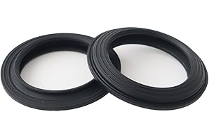 JOYOUSMALL Lot de 2 joints coulissants en caoutchouc pour réservoir de cassette de toilette Thetford, noir