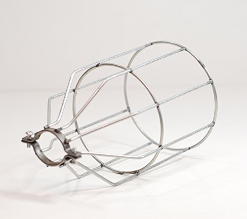 Kuppel Draht Anhänger Käfig Lampe Schatten | Stahl roh - 3