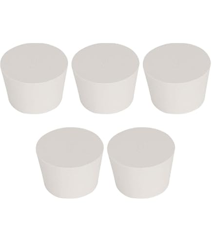 Sourcing Map Lot De 6 Bouchons Blancs En Caoutchouc Pour Trou De 12 Mm