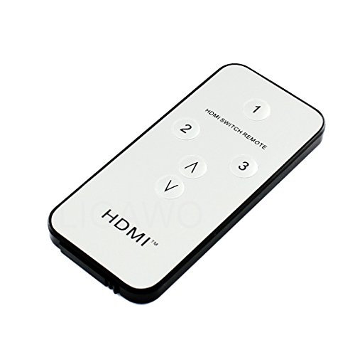 Ligawo ® HDMI Switch 3×1 3D automatisch mit Netzteil (funktioniert auch ohne) – bis zu 3 Geräte an einen Beamer/ Tv - 3