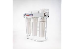 Vyair RO-600 4-Stage Reverse Osmosis Water Filter System Unpumped - 600 Gallons Per Day (2,272 Litres) - with Pressure Gauge for Drinking Water Koi Tropical Aquariums and Window Cleaning