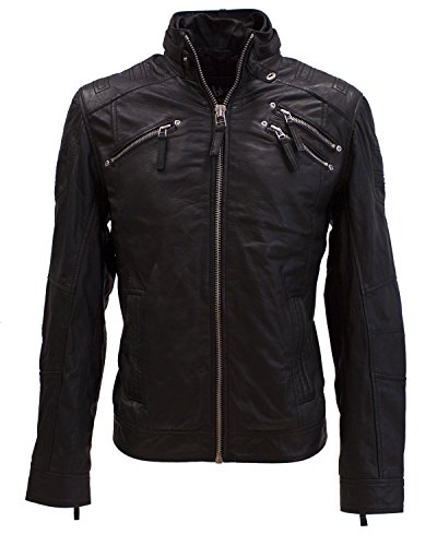 BRUNO BANANI Herren Biker-Jacke schwarz in L