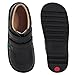 Kickers Kick Lo Velcro I Core (Infants) - Black Leather Kids Shoes