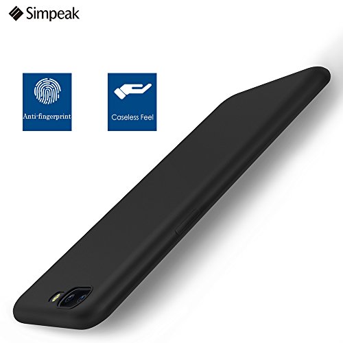 Funda Oneplus 5  5 a  os de garant  a  Simpeak Negro Silicona Fundas Oneplus 5 Carcasa Oneplus5 matorral Funda Case Scrub shells 5 5 Pulgadas 