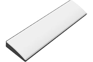 AJAZZ Poggiapolsi ergonomico per tastiera meccanica al 60% Piedini in gomma antiscivolo con memory foam per computer Laptop Ore di digitazione confortevole Gioco di lavoro 11,3 * 2,8 * 0,8 pollici (bianco)