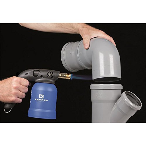 Kemper Lötlampe Lötbrenner Bunsenbrenner inkl. 4 x Gas Kartuschen - 5