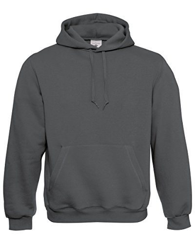 Preisvergleich Produktbild B&C Kapuzenpullover (2XL) (Stahlgrau) XXL,Stahlgrau