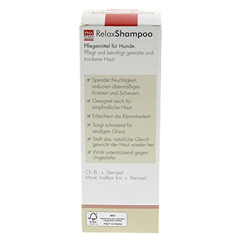 PHA Hund, Shampoo zur Pflege und Beruhigung gereizter Hundehaut, Mit Teebaumöl, Floh- und Zeckenabweisend, Relax Shampoo, 250 ml - 6