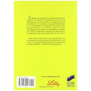 Enfermería psiquiátrica (Manuales científico-técnicos)