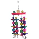 Colorful Pet Supplies Vogelspielzeug aus Holz für Play Fun geeignet für Vogel Papagei Sittich Wellensittich Nymphensittiche