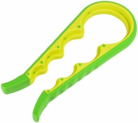 Fypo Can Opener Jar Opener Get Lids Off Easily for Seniors, People Suffering From Arthritis and Anyone with Low Strength, Non-slip Heavy-duty Can Jar Bottle Opener (Green)