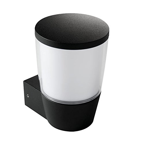 PORTO Wandleuchte 230V mit LED E27 6W Warmweiß E27 Außenlampe aus hochwertigem Aluminium Gartenstrahler 230V IP44 Gartenstrahler Wandleuchte (ohne Bewegungsmelder)