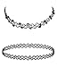 Valentine Gifts : YouBella Black Choker Combo of Two Necklace Jewellery For Girls/Women RS.195.00