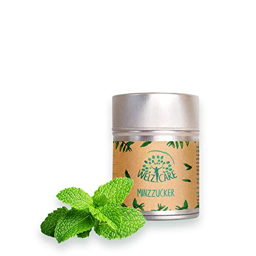 Azúcar SweetCare la hierbabuena, la sustitución de azúcar con Erythritol, a Stevia y la hierbabuena (Nanaminze) marroquí molida fino la alternativa natural azúcar