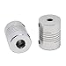 Price comparison product image Buynew Brand new 2pcs 5x5mm Aluminum Flexible Motor Shaft Coupler for 3D printer, Flexible 5mm to 5mm Z Axes, CNC RepRap Prusa Mendel