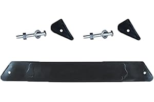 CLDAISY A Set Black Stroller Footrest Replacement Adjustable Stroller Extension Footboard Strollers and Accessories for Babies Pushchair Seat Liners, Baby Stroller Connectors (37cm)