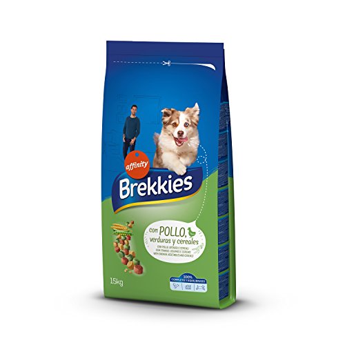 Brekkies Alimento per Cani con Pollo e Cereali - 15000 gr