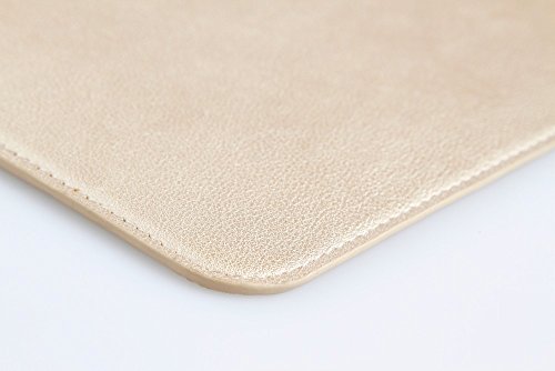 WIWU Ultra-dünne Umschlag Stil PU Leder Schutzhülle Laptop Handtasche für Macbook Air 11,6 / Pro Retina 12 Zoll / Laptops / Notizbuch Slim Schutz Hülle Tasche mit Maus Pad (Golden, 12 Zoll) - 6