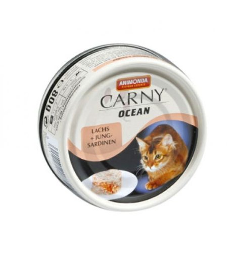 Preisvergleich Produktbild Animinda Carny Ocean - Weißer Thunfisch + Rind, 1x 80g
