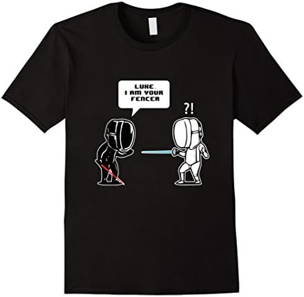 Men's "Luke I am Your Fencer" Fencing T-Shirt XL Black
