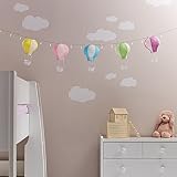 Heißluftballon Deko Kinderzimmer Deko Lights4fun - 2