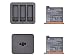 Produktbild DJI Osmo Action Part 6 Charging Kit (EU) Auflade-Hub mit 3 Akkus inklusive, Batteriebox für Videocamera, Ladesystem, Ladesystem, maximale Effizienz in 130 Minuten