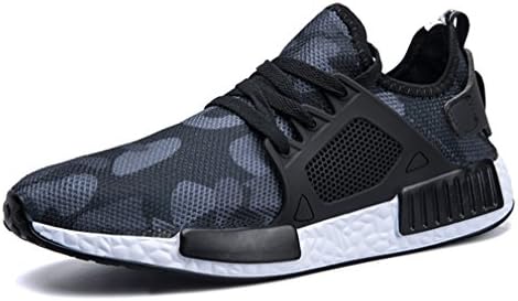 GUDEER Running Gym Lightweight Shoes Mens Breathable Non-Slip Outdoor Lace-up Sport Trainers Athletic Walking Sneakers