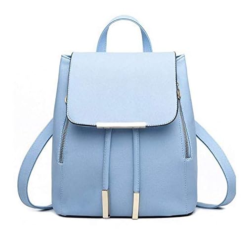 Bizanne Fashion Medium Size Girl'S Canvas Attractive College Standard Backpack (Blue)