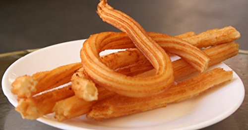 Menax – Gebäckspritze für Kuchen – Churros-Maschine – 24 cm – Weiß und Rot - 5
