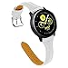 Produktbild für Samsung Galaxy Watch Active Uhr Intelligent Uhr Smart Watch Mode Ersatz T-förmiger Leder Handgelenk Handschlaufe Uhrenarmband Armband (Weiß)
