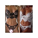 Decoration:NONE GELORT& White Sexy Lace Lingerie Nightwear Underwear Short Ladies Sleepwear Free G String Erotic Lingerie Babydoll Costumes Plus Size S XXL