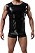 Produktbild Herren Vinyl Latex ähnliches Shirt ohne Arm - Tank Top Vinyl(XL)