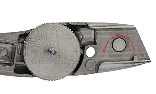 10 Trapezklingen + 10 Hakenklingen + 1 Teppichmesser Delphin + Köcher Neu - 4