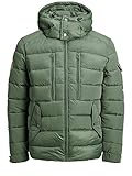 warme Herrenjacke, leicht gefütterte Herrenjacke, mit Kapuze, Übergangsjacke, Jacke mit Kapuze, gefütterte Jacke, Jack & Jones, Jack and Jones, Vintage, blaue Jacke, grüne Jacke, schwarze Jacke, bomberjacke, bomber jacke, bomber, Winterjacke