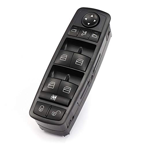 ISSYZONE Pulsantiera Mercedes Classe a, A1698206710 Finestra Pulsantiera Interruttore Alzacristalli per Classe A W169 Classe b w245 2006 to 2012 Interruttore da Pannello 1698206710